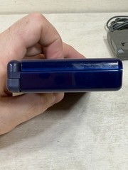 Nintendo DS Lite Enamel Navy Blue – Cleaned & Tested – Charger/Stylus & Game LOT