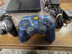 PlayStation 2 PS2 Slim Bundle 2 Controllers, Cables & 18 Games Tested