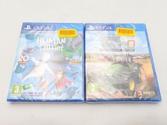 Sony PlayStation 4 Slim 1TB w/Human Fall Flat & Farmer Simulator 19 (JH-2215B)