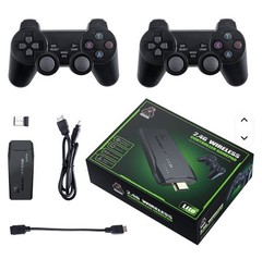 M8 Family TV 64G Gift Set 4K HD Video Game Console with 2.4G Wireless Controller