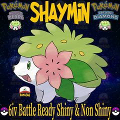 Shiny Shaymin Pokemon Mythical 6iv Non Shiny Brilliant Diamond & Shining Pearl