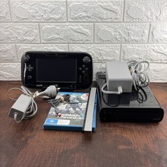 Nintendo Wii U 32GB Deluxe Console with Gamepad Cables and Cords TESTED WORKING