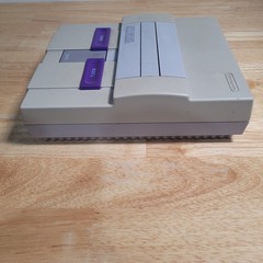 Super Nintendo Entertainment System SNES Console No Power Cable – Tested