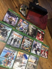 Microsoft Xbox One S Gears of War 4 Limited Ed 2TB w/ 20+ Games Custom Control