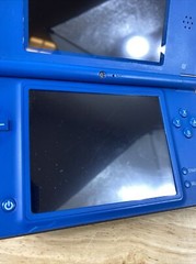 Nintendo DSi XL Midnight Blue Handheld System In Box Has SCREEN Issues Read