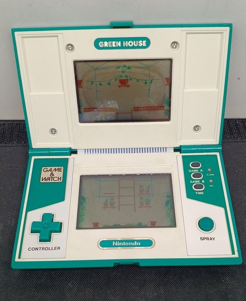 GREEN HOUSE Game Watch Handheld Electronic Game Console Retro Gaming A2541