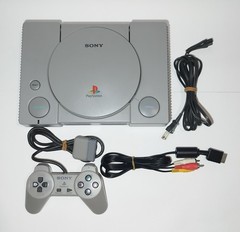 PS1 Sony PlayStation 1 Grey Console JP (NTSC-J) SCPH-7000 Controller+Cables