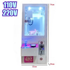 Candy Toy Doll Grabber Claw Crane Machine Catcher Charge Play Mall Clip Carnival