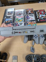 Sony PlayStation PS1 Console Bundle – Tested & Working – 8 Games CIB +