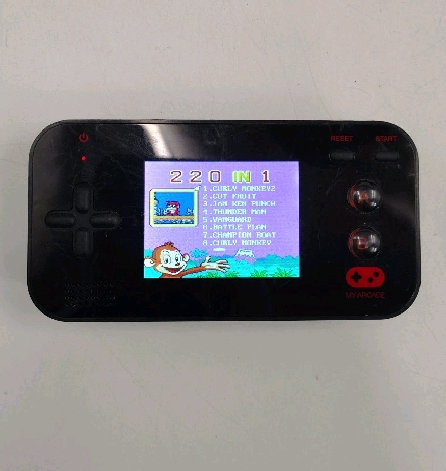 My Arcade Gamer V Portable – Handheld Gaming System – 220 Retro Style Games –