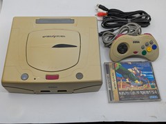 Sega Saturn White HST-3220 NTSC-J Japan Tested w/ Controller + Virtua Fighter2