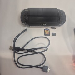 Sony PS Vita PCH-1101 Black 16GB Touch Screen w/ charger & Borderlands 2 Game