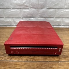 Nintendo Wii Gamecube Compatible Red Console RVL-001 Tested Works Console ONLY