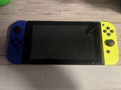 Nintendo Switch V1 Game Console Black/Neon Yellow