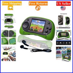 Kids Handheld Game Console 220 HD Games Portable 2.5″ Screen Green
