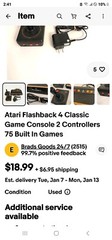 Atari Flashback 4 Launch Edition Black Console