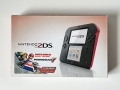 Nintendo 2DS Crimson Red Game Console 2013 + Mario Kart 7 FACTORY SEALED