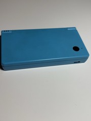 Nintendo DSi Light Blue Handheld Console w/ 9 Games. Tested & Working