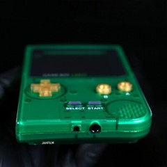 Custom Gameboy Pocket – Green & Gold Zelda Theme – IPS LCD – NIntendo