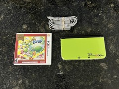 New Nintendo 3DS XL Lime Green Super Mario World Edition US Excellent Condition