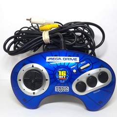 Radica Mega Drive Plug and Play 16 Bit TV 6 in 1 Game System Tested and Working