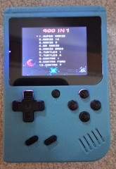 Plus Game Box 400 in 1 Plus Rechargable Handheld Gamepad New in box Blue