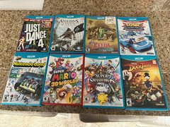 Nintendo Wii U 32GB Deluxe Set + 8 Games – Wind Waker HD, Smash, Mario 3D World