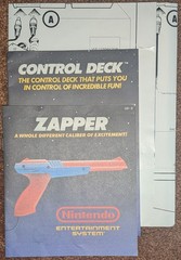 Vintage Nintendo NES Action Set Boxed Console Bundle 34 Games Untested AS IS