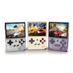 ANBERNIC RG35XX 3.5in Retro Handheld Console 64G 5000+ Games Purple Open Source