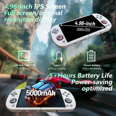 Smart Pro Handheld Game Console, Retro Hand Held Video Gaming Consoles with 64G/