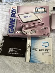 Nintendo Game Boy Advance SP AGS-101 Pearl Pink Lot All Working Pokémon Ruby,SEP