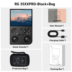 RG 35XXPRO 64 Bit Handheld Game Players 3.5” IPS Screen Linux System Video Game