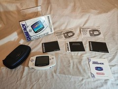 Nintendo Gameboy Advance GBA Artic White Handheld AGB-001 Complete in Box CIB