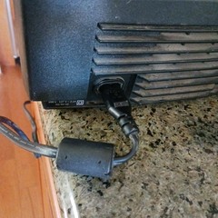 Orig Microsoft Xbox Console Power Cord and Video Cable,OEM Tested Working