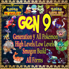 Pokemon Scarlet and Violet GEN 9 Shiny 6iv Paldea SMOGON Build Pokémon Home🌟