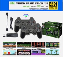 4K 2.4G Wireless Controller Gamepads HD Video Game Console 64/128GB 10000 Games