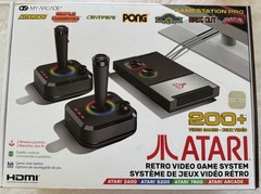 Atari Gamestation Pro Console, 200+ Games, Wireless Joysticks, HDMI, RGB LED