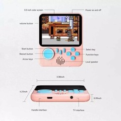 600-in-1 Retro Handheld Game Console | 3.5″ Screen | Portable Gaming Device