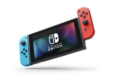 Nintendo Switch Gaming Console OLED Model w/ Neon Red & Neon Blue Joy-Con