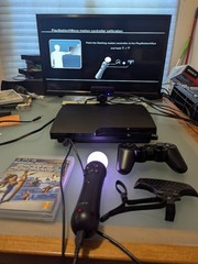 Sony PlayStation 3 Slim 120GB CECH-2101A Console w/Motion Bundle Tested & Works