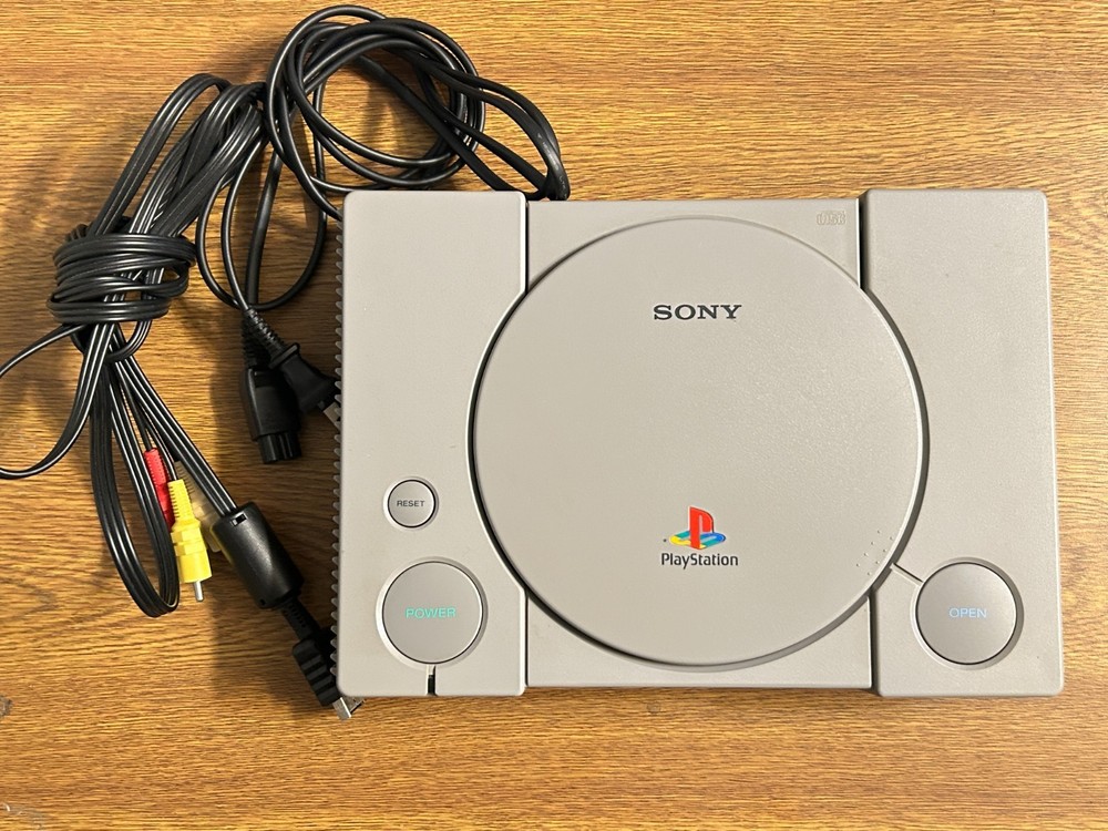 Sony PlayStation 1 SCPH-7000 Console Tested Working Japan NTSC-J AV Power Cable