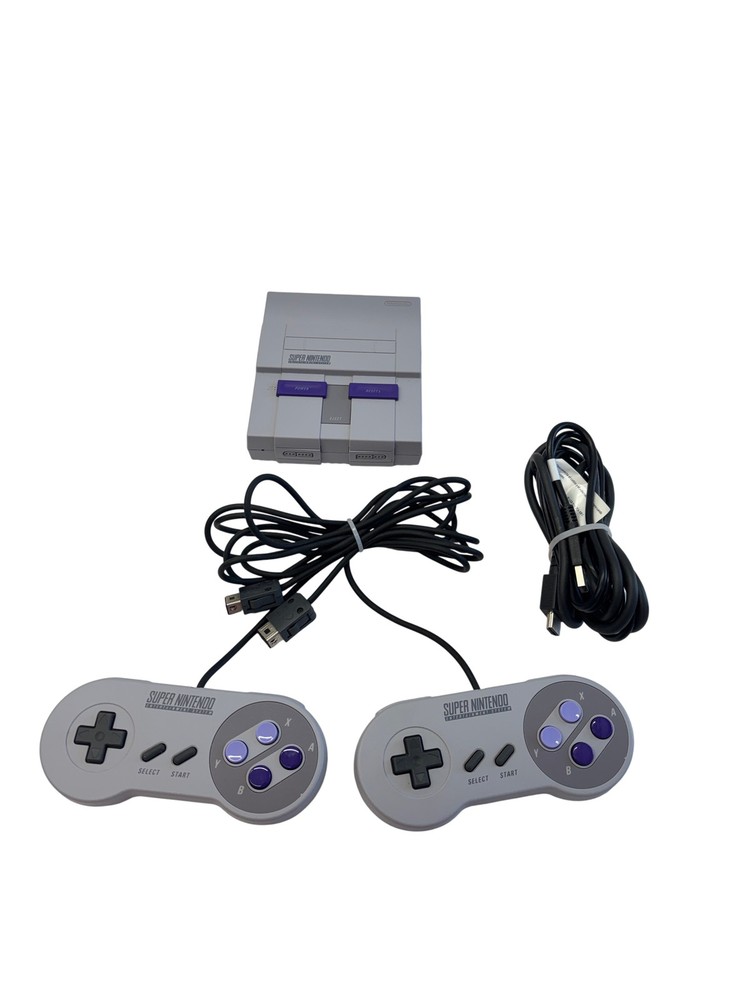 Nintendo SNES Classic Edition CLV-201 21 Pre-Loaded Game Home Video Game Console