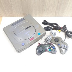 V-Saturn RG-JX2 Console Sega Victor Saturn Bundle with 2 Controllers & Cables