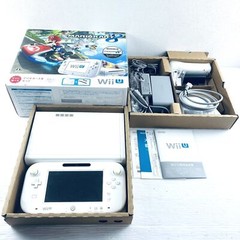Nintendo Wii U Premium Set White Working 32GB with Mario Kart8