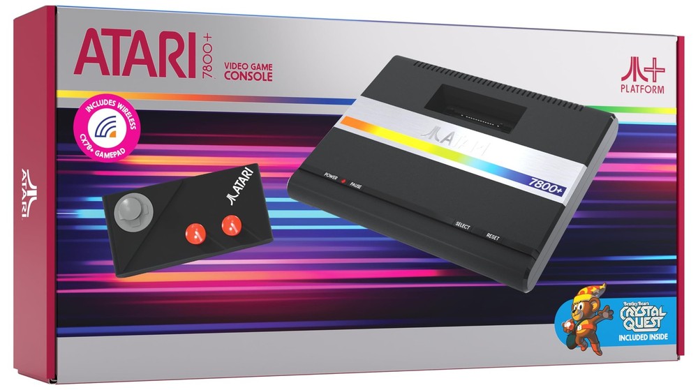 Official Atari 7800+ Console & Wireless Controller – HDMI Output