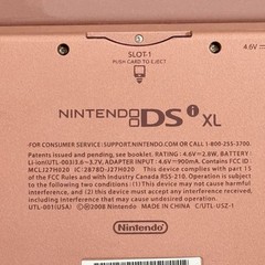 NINTENDO DSI XL PINK UTL-001: FOR PARTS / NOT WORKING