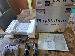Sony PlayStation Game System PS1 SCPH-7001 Dual Shock Mint Boxed W/ All Inserts