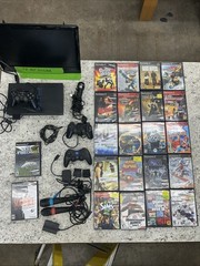 Playstation Two ConsoleWith 22 Games ,2 Wired Controllers And 1 Wireless