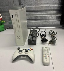 Xbox 360 Arcade White Console Bundle Jasper w/ 20GB HDD Tested & Works Great