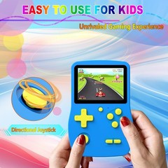 32Bit Kids Handheld Game 139 Retro Games 3.0″ Blue